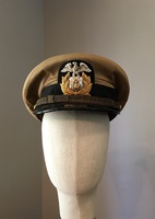 Cap (Khaki), United States Maritime Service Officer