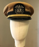 Cap (Khaki), United States Maritime Service, Officer