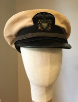 Cap (White), United States Navy Commissioned Officer