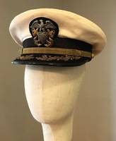 Cap (White), United States Navy, Commissioned Officer