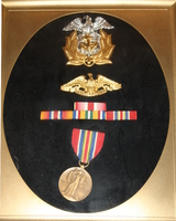 Display, Framed medals and insignia
