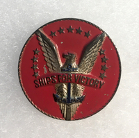 Insigne, U.S. Maritime Commission, Maritime Eagle, Shipyard worker badge
