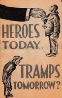 Pamphlet, Heroes Today, Tramps Tomorrow?