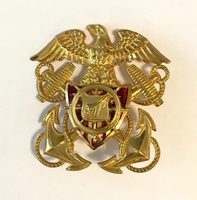 Cap Badge, Army Transportation Corps - Water Division, Officer