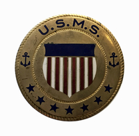 Cap Badge, United States Maritime Commission - United States Maritime Service, Officer Trainee