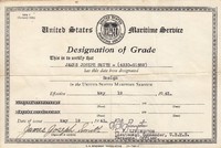 Certificates, United States Maritime Service, Designation of Grade