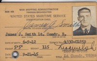 Document, United States Maritime Service, Identification Card