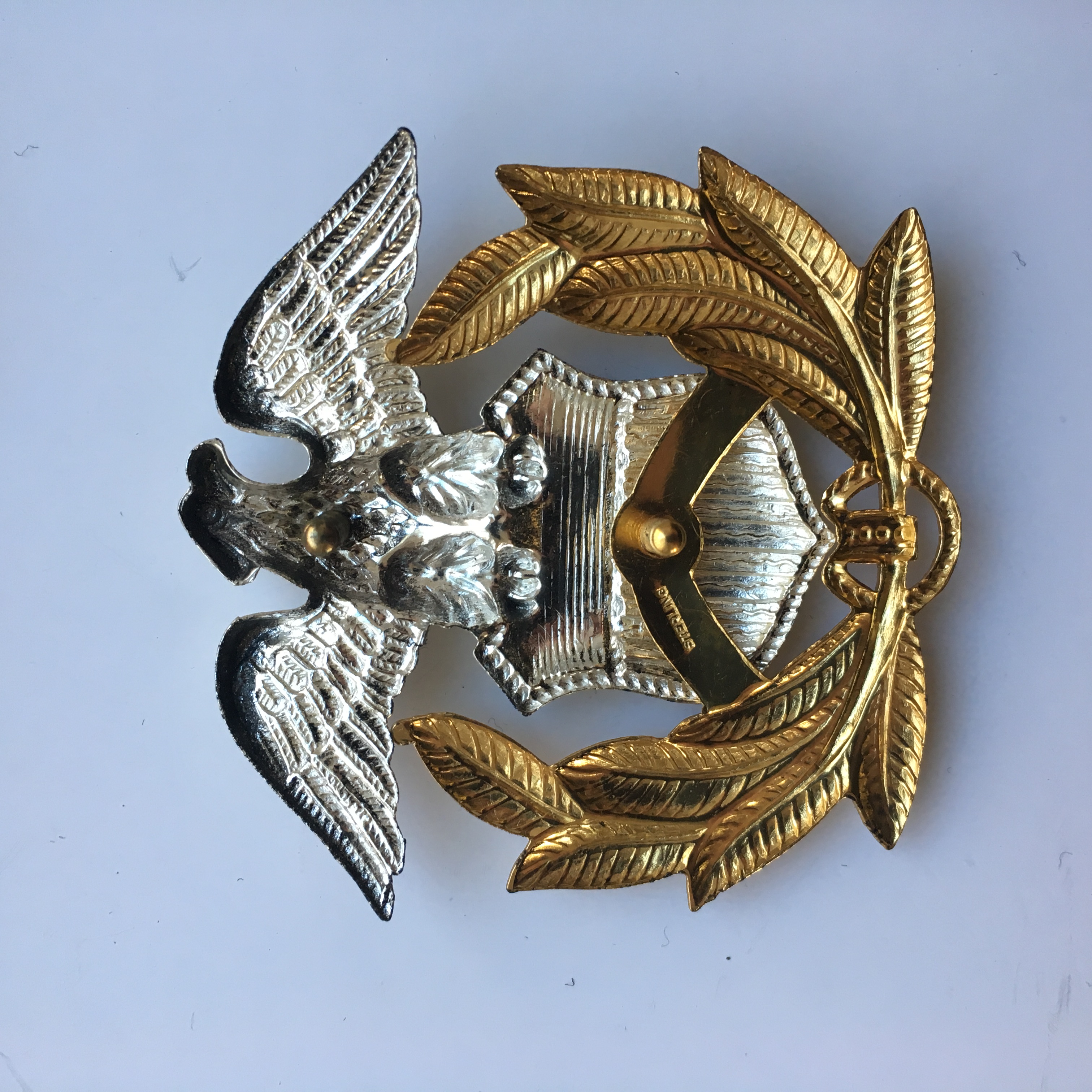 Cap Badge, United States Maritime Service, Officer (Unk Manu - Type 2 ...